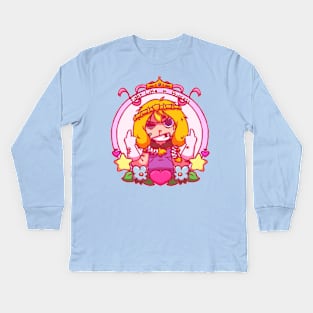 Fight Like A Princess Kids Long Sleeve T-Shirt